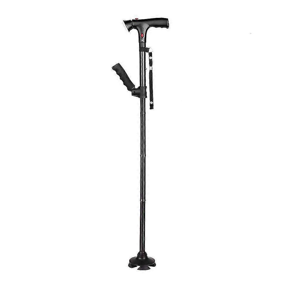 Adjustable Folding Cane, Flexible And Durable Walking Aid With Alarm Button