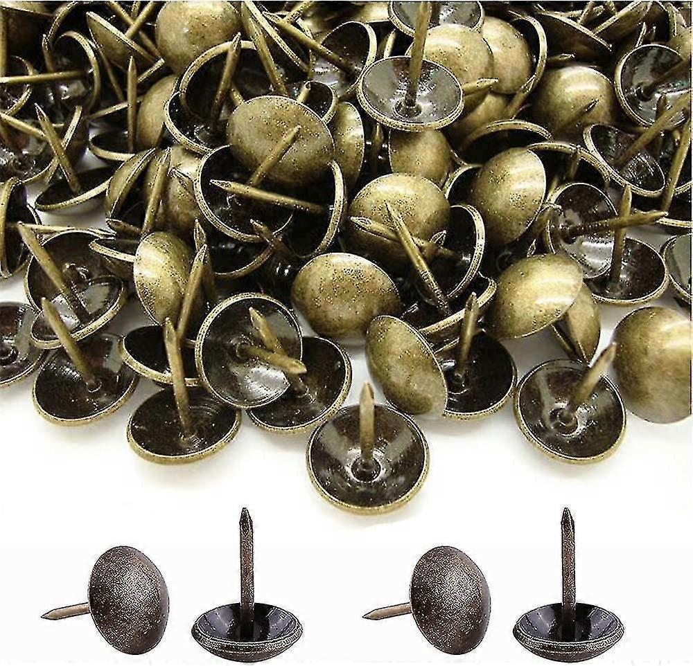 1000pcs Upholstery Nails, Heavy Duty 17x11 Mm Bronze Decorative Upholstery
