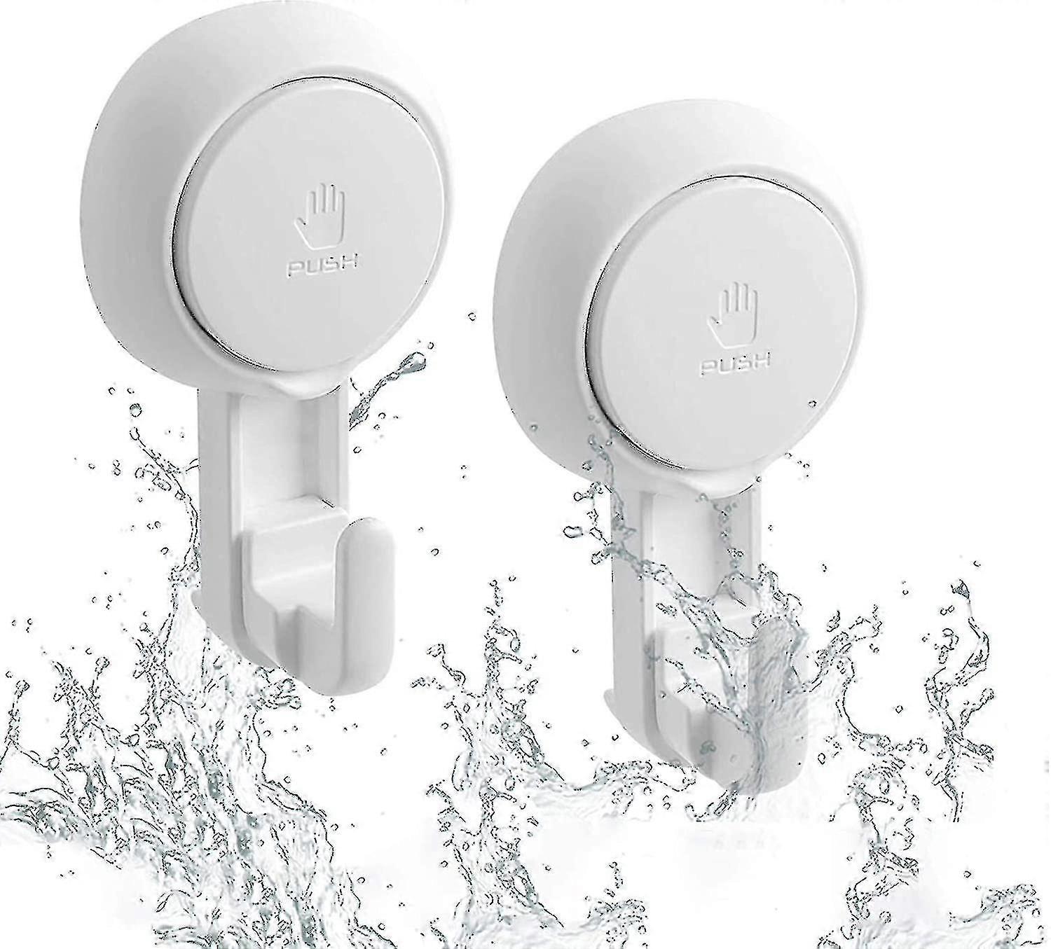 2 Pcs Suction Cup Hook Powerful Vacuum Suction Cup Hook-heavy Duty Shower Hook