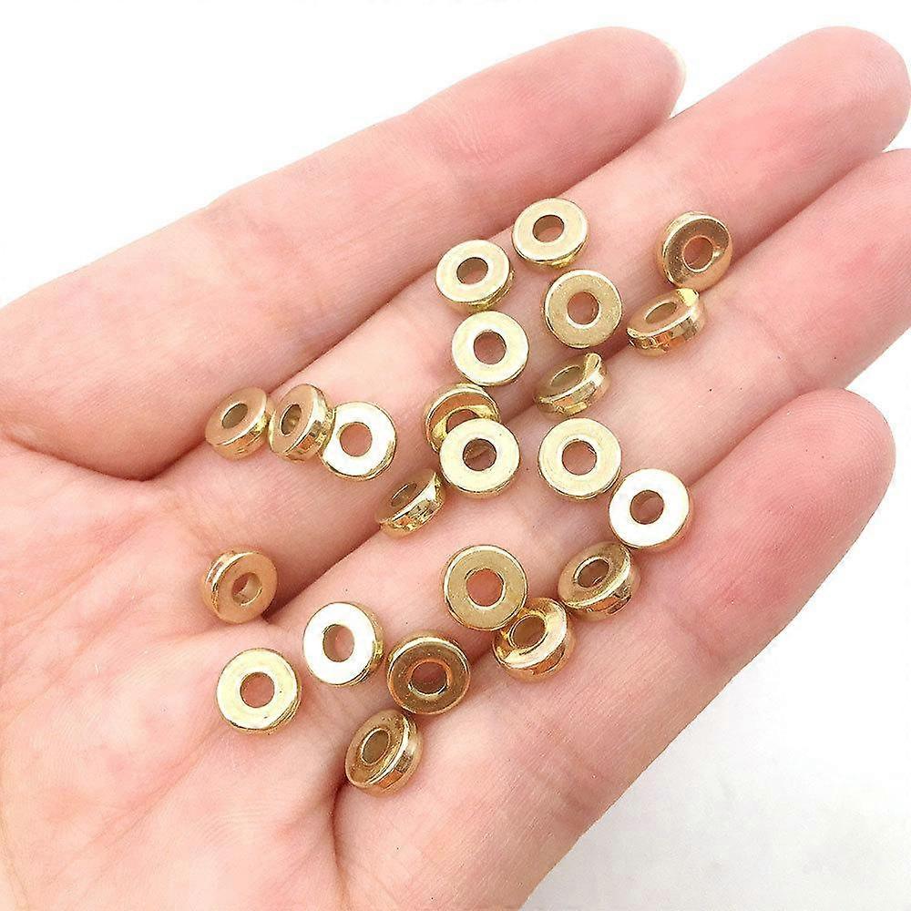 High Quality Oil Sealing Color Preserving CCB Spacing Beads DIY Handmade Beaded Material Square Beads Accessories Pentagram 100p