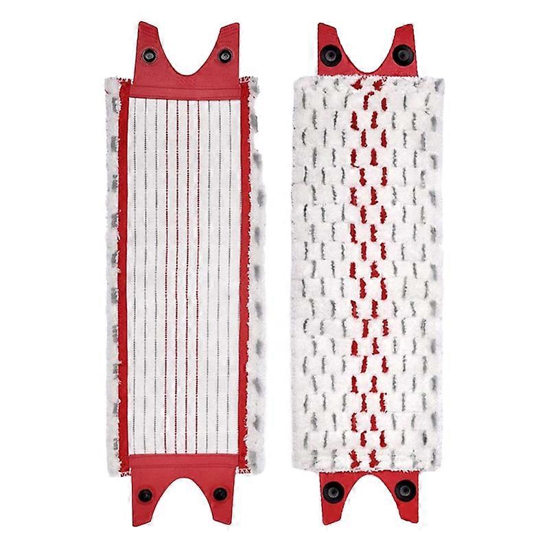 2Pcs Fibre Floor Mop Pad Heads Dust Remove Replacement Cleaning Cloth for Vileda KAESI