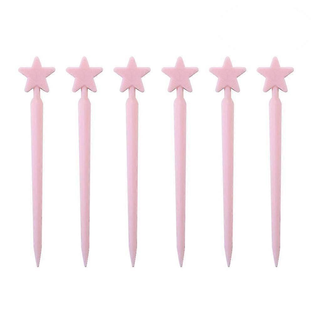 20 Pcs Toothpicks Food Appetizers Toothpicks Star Bento Decor Kitten Fruit Fork Appetizer Picks Mini Bento Picks
