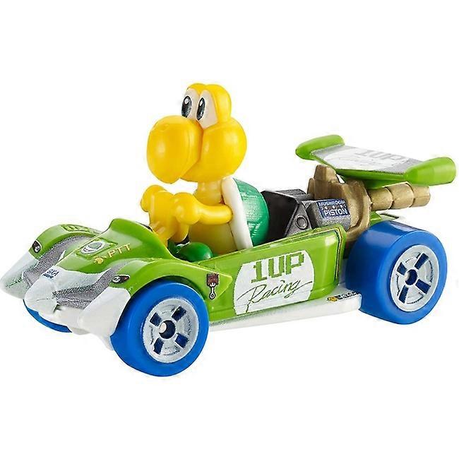 Hot Wheels Yellow Koopa Troopa Mariokart Character Car Diecast 1:64 Scale