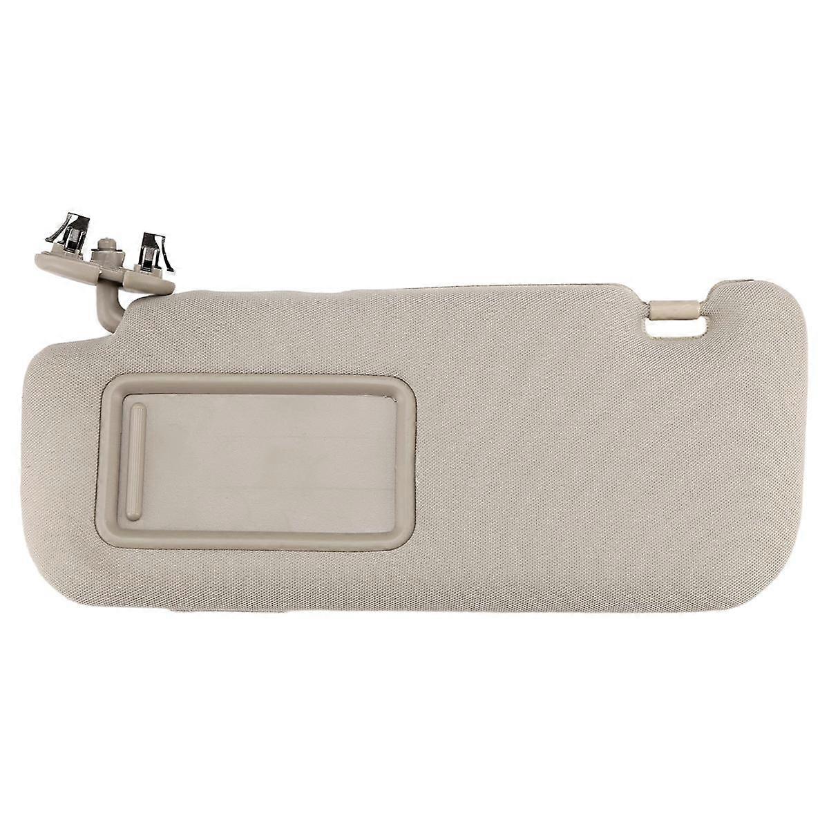 For 2007 - 2013 Car Interior Sun Visor with Mirror Sun Shade Left Driver Side Beige