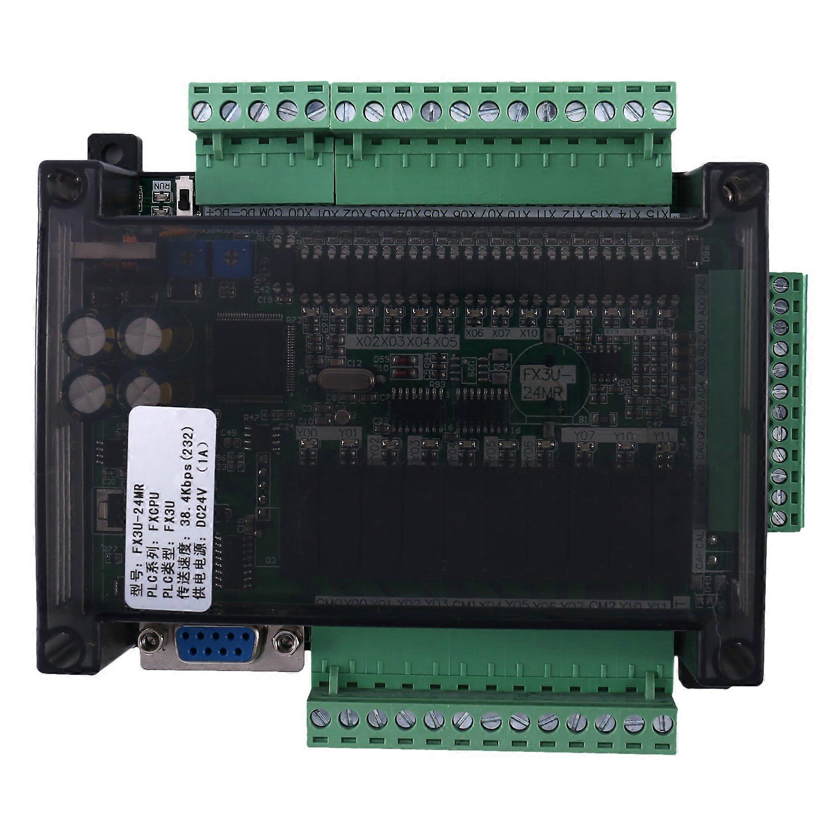 PLC Industrial Control Board FX3U-24MR High-Speed Household PLC Industrial Control Board PLC Contro