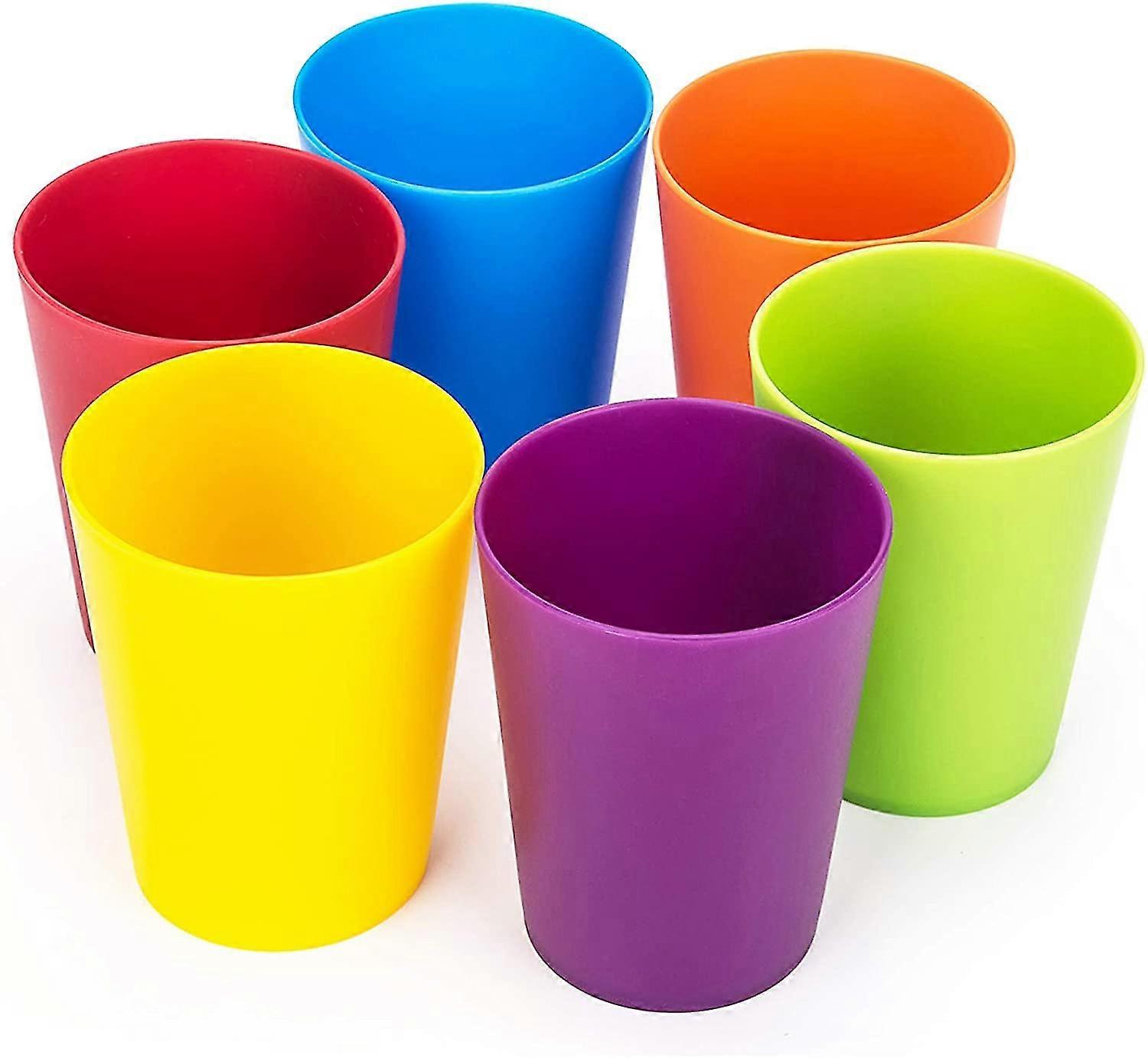 300mlプラスチックパーティーカップキッズドリンクカップセット12マルチカラー