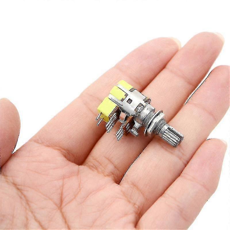B50k 50k Ohm Dual Linear Taper Volume Control Switches Potentiometer Switch