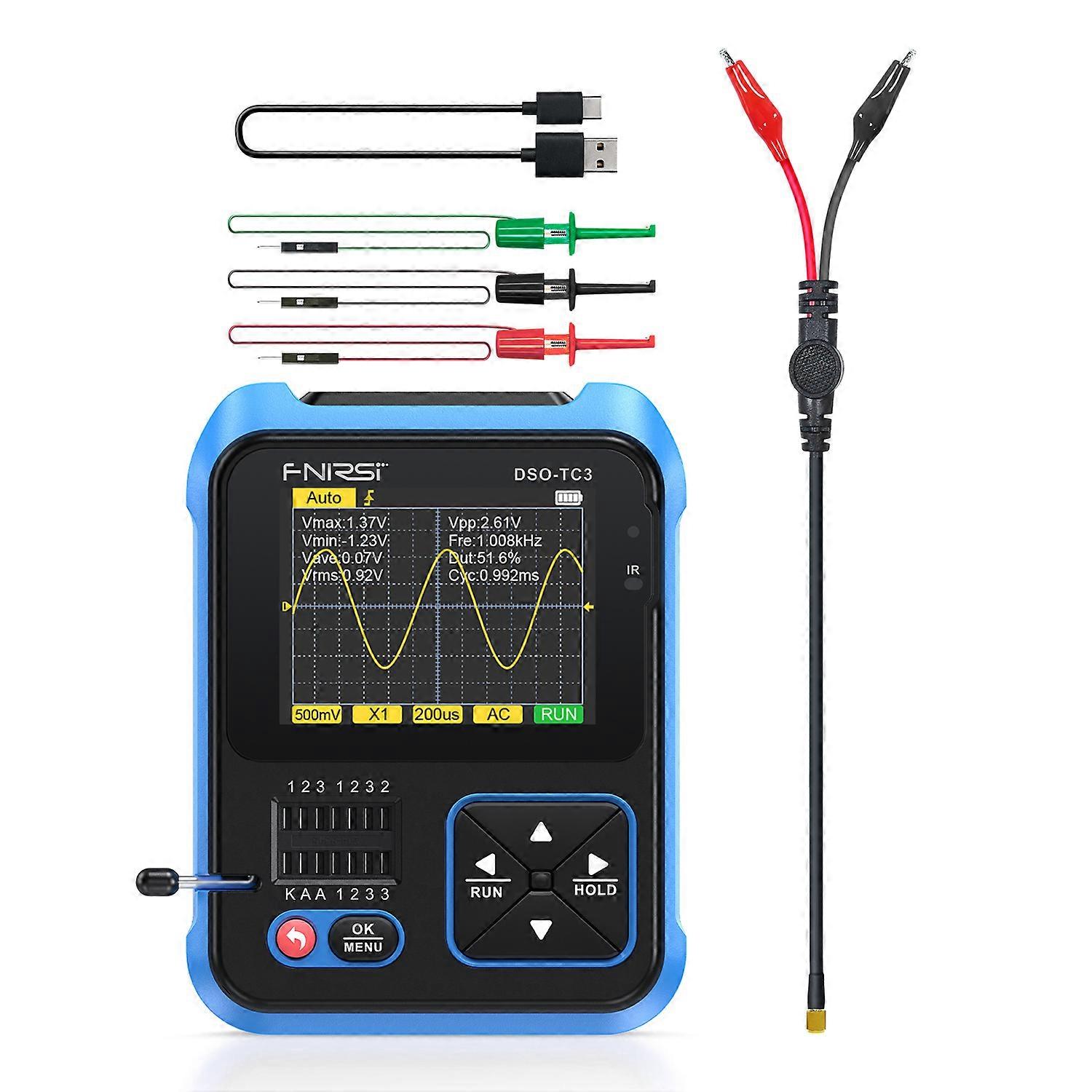 Oscilloscopio digitale DSO-TC3 tester per transistor LCR tavolo tri-in-one portatile portatile