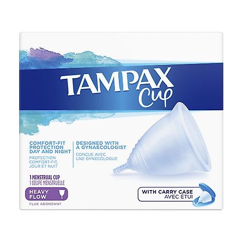 Tampax heavy flow menstrual cup 1 unit