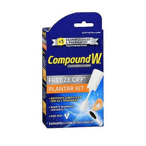 Med Tech Products Compound W Freeze Off Plantar Wart Removal System Disposable Applicators ,8 each