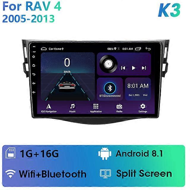 2 Din Android 11 Autoradio für Toyota RAV4 RAV 4 2005-2013 Multimedia Video Player Navigation GPS Carplay Auto Splitscreen RDS