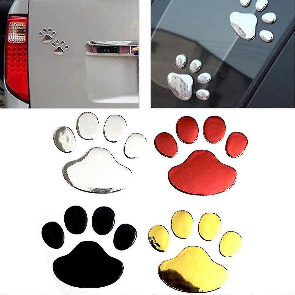 Psí tlapka Stopa Samolepka Obtisk Auto auto emblém Obtisk dekorace
