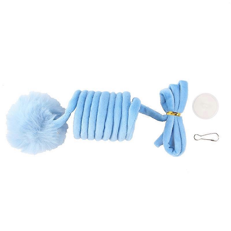 TG-CTOY0086 ST Cat Spring Toy Hanging Stretchable Spring with Pompom Bell Soft Plush Pet