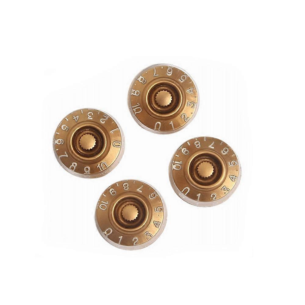 4pcs Speed Control Knobs Gold for Gibson Les Paul Replacement Electric Guitar Parts