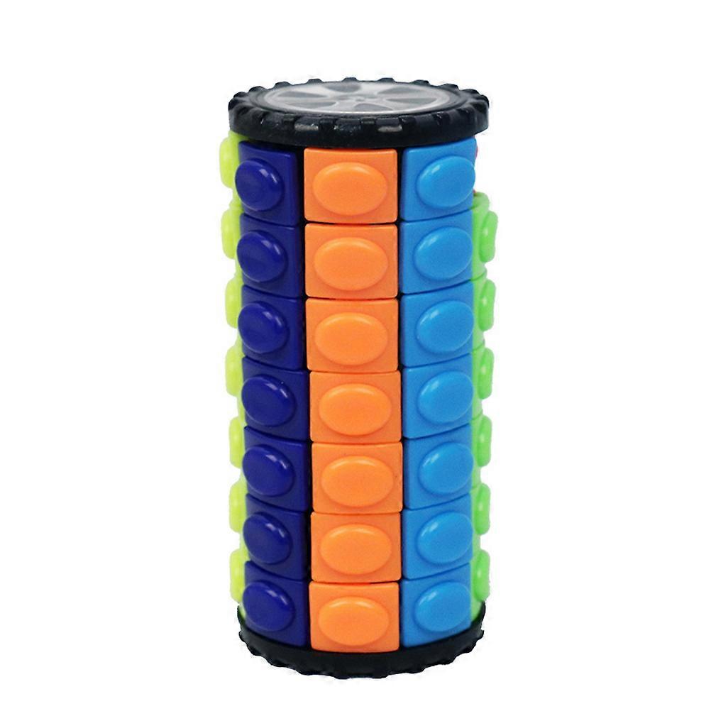 Corn Rubik's Cube DIY Children's Enlightenment Stereo Rotation 7th Order Magic Tower Development Intelligence Rubik's Cube Decompression Rubik's Cube 