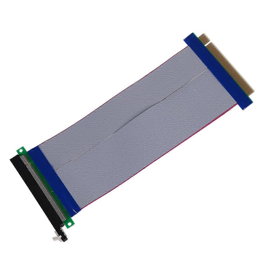 PCI-E 16X Riser Card Extender Extension Cable Ribbon Flex