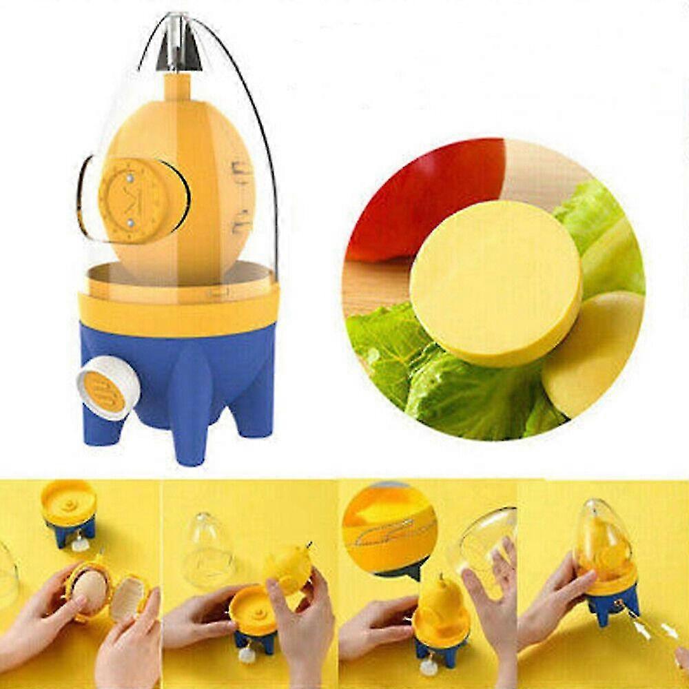 Egg Yolk White Mixer Shaker Hand Pull Type Manual Blender Spinner Tool