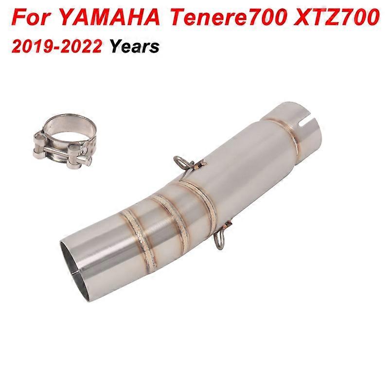 Slip On For YAMAHA Tenere700 XTZ700 700 2019 2020 2022 Motorcycle Exhaust Escape System Modify Mid Link Pipe Muffler DB Killer