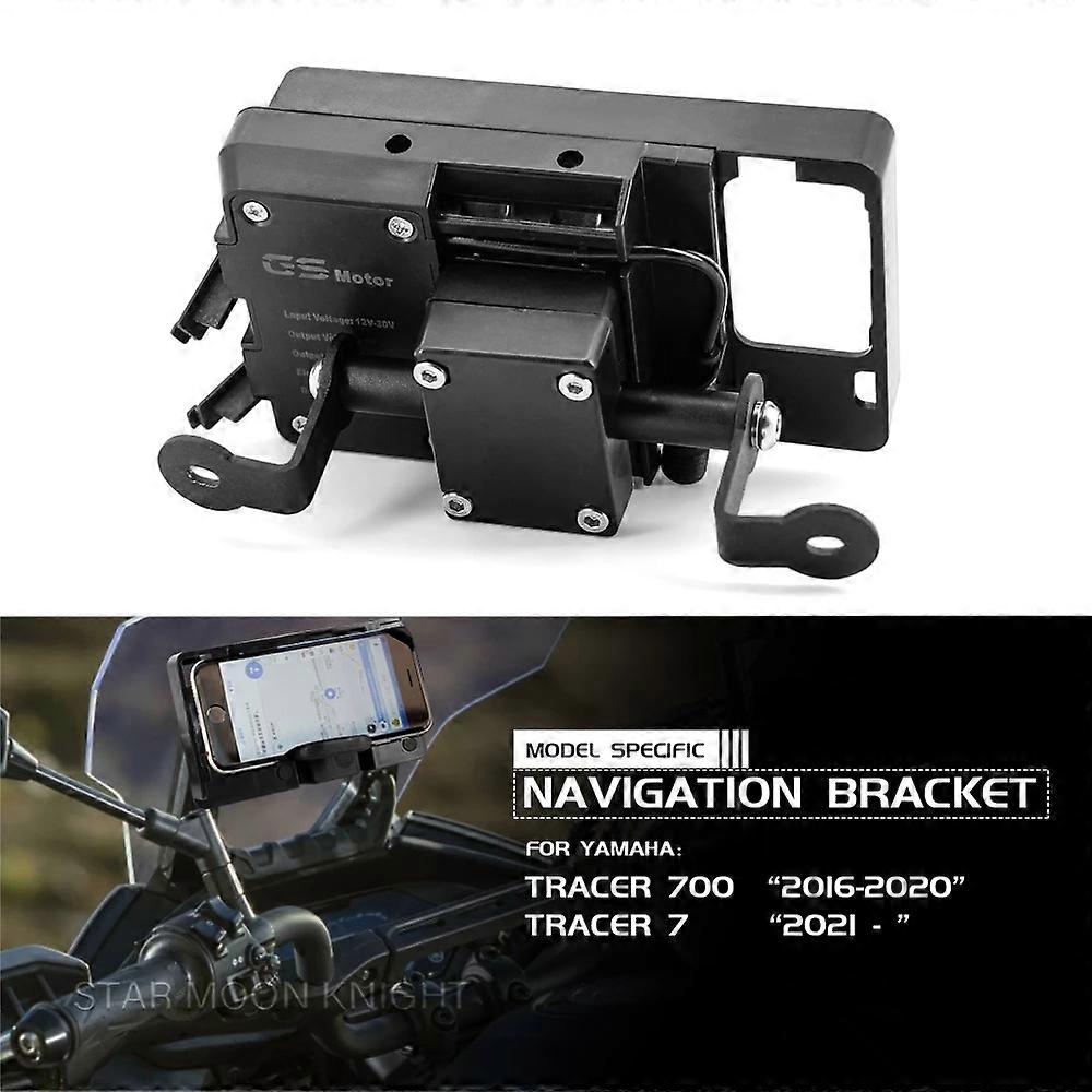 Motorcycle GPS Navigation Plate Bracket Windshield Stand Phone Mobile Phone Holder For YAMAHA Tracer 700 Tracer 7 GT 2016 - 2022