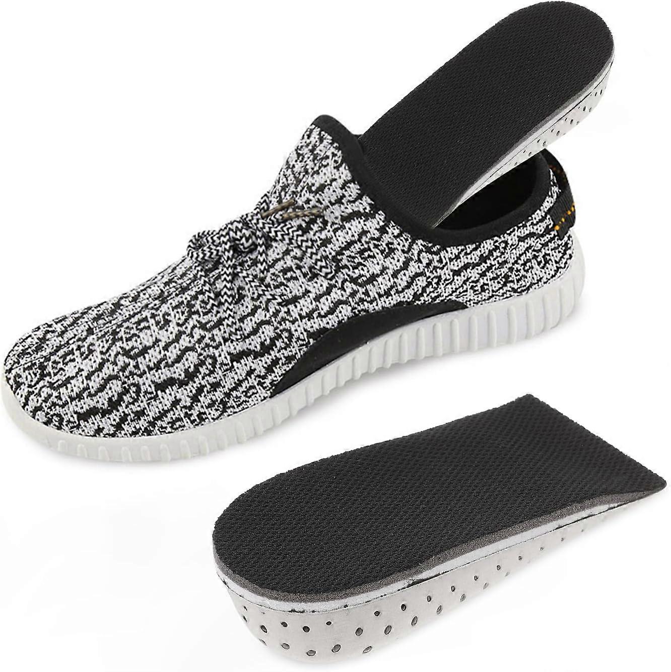 Height Increasing Insoles Memory Foam Invisible Insole Half Pads for Men Women 3cm 1Pair