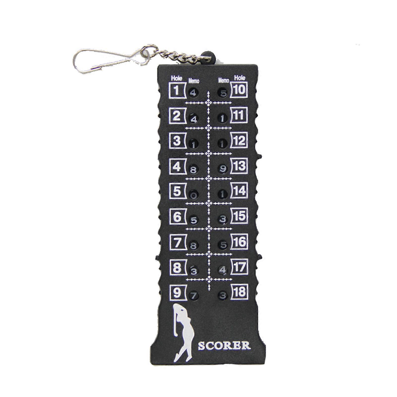 Golf Shot Count Stroke Putt Score Counter 18 Trous Scoring Keeper avec pour la clé C