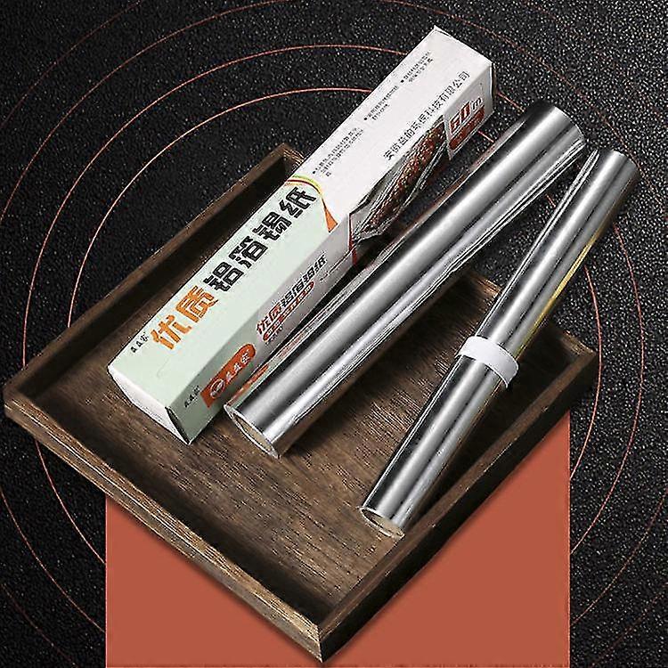 60m الغذاء الصف القصدير احباط الألومنيوم رقائق ورقة المطبخ فرن الخبز أجنحة الدجاج الألومنيوم احباط سمك 10 ميكرون