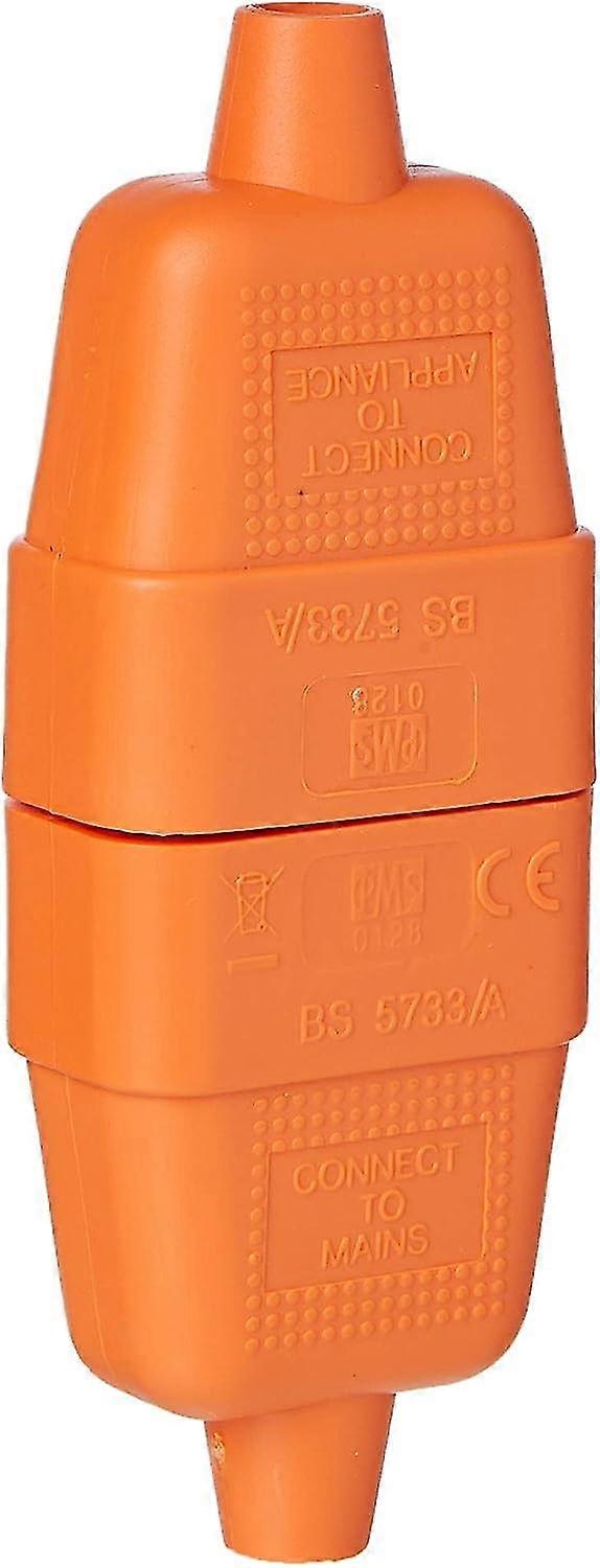BH05740 2-Pin Flex Connector, 10 Amp, Orange