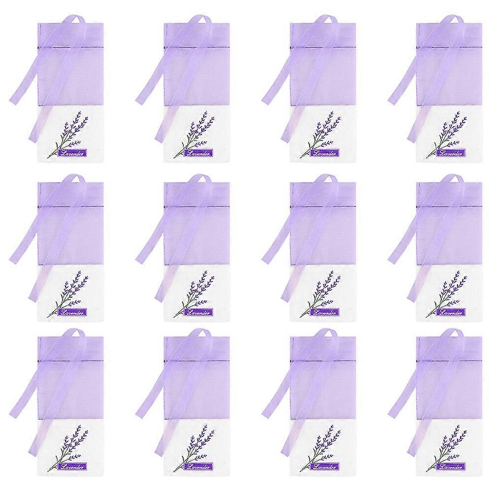 24stk lavendel duft vedhæng lavendel opbevaring pose tomme pose poser