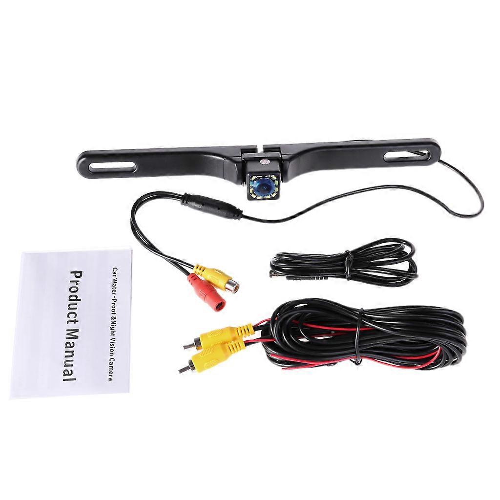 Night for Vision 12 IR LED Car Rear View camera License Plate Frame Back Up Came