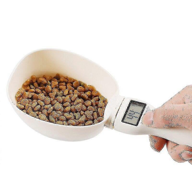 800g/1g κύπελλο κλίμακας τροφών κατοικίδιων ζώων για τη σίτιση κουζινών μπολ γατών σκύλων Τροφοδοσία κουταλιών ζυγαριάς κουταλιών-MXBC