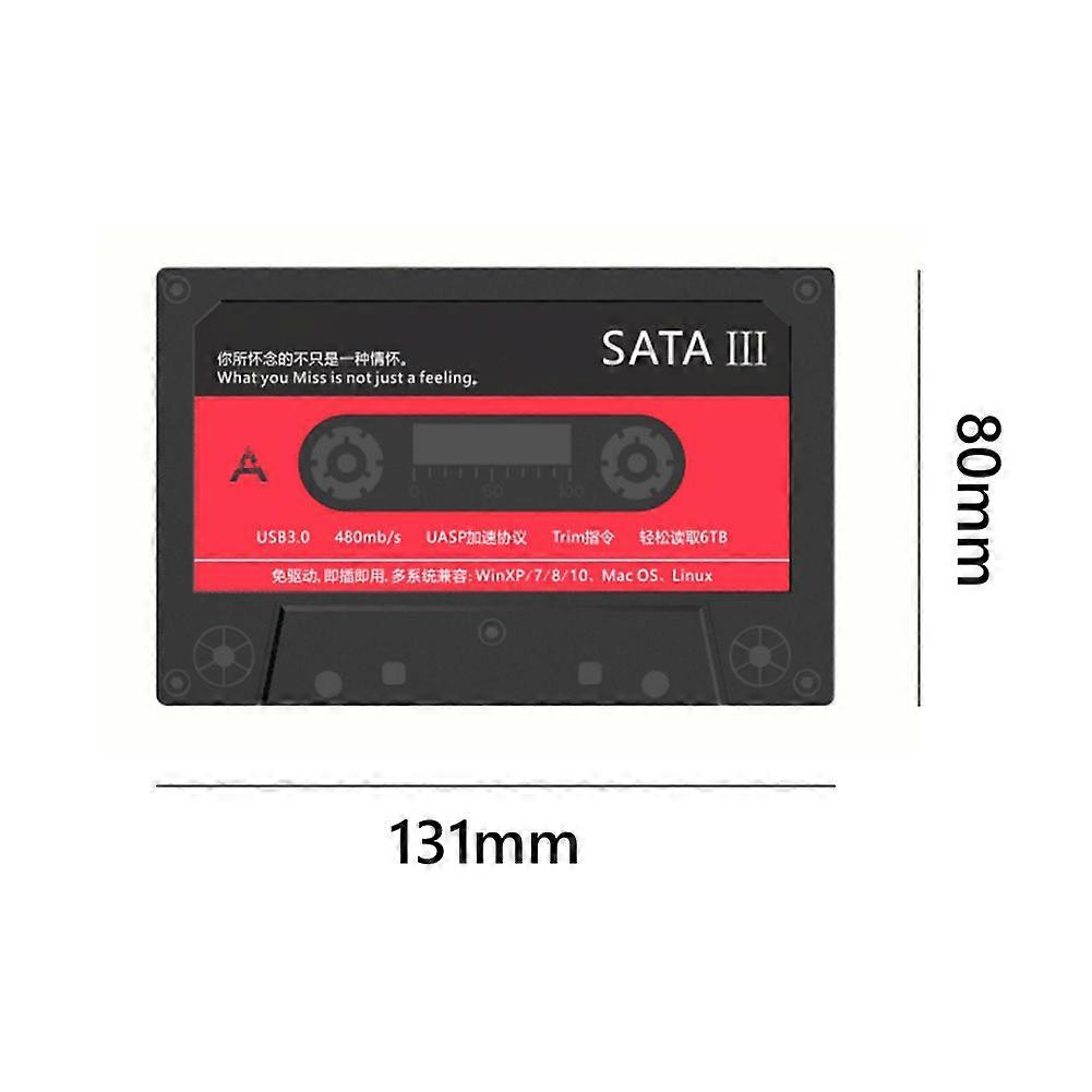 HDD Enclosure SATA to USB 3.0 HDD Case 6Gbps 6TB External Hard Drive Enclosure Mobile Box External Mobile Hard Disk Adapter