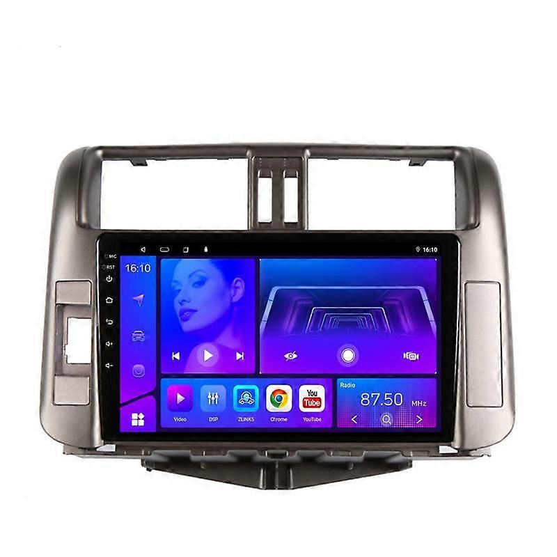 2 Din For Toyota LAND CRUISER PRADO J150 2009-2013 Carplay 4G WIFI Android Auto Car Radio Player Stereo Car Multimedia Video player GPS Navigation DSP