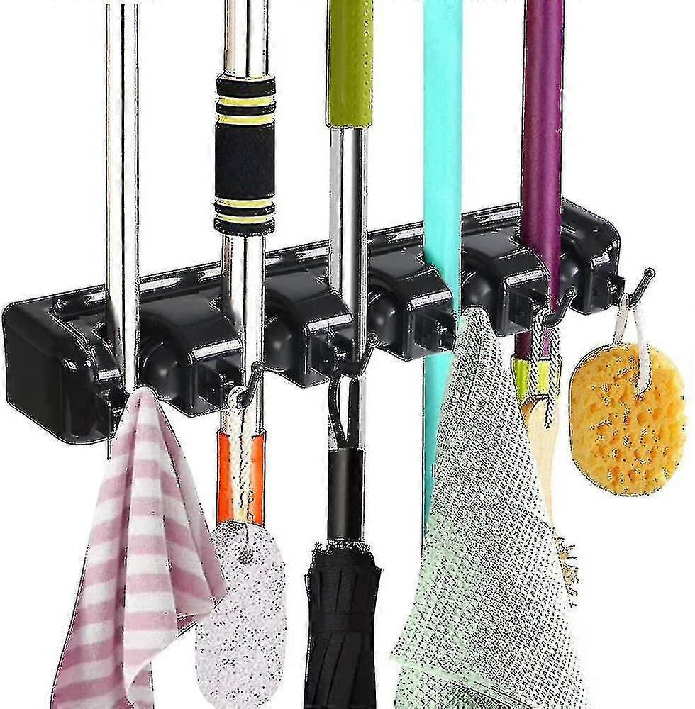 Multifunction Wall Broom Holder, Storage Hanger Holder For Your Kitchen