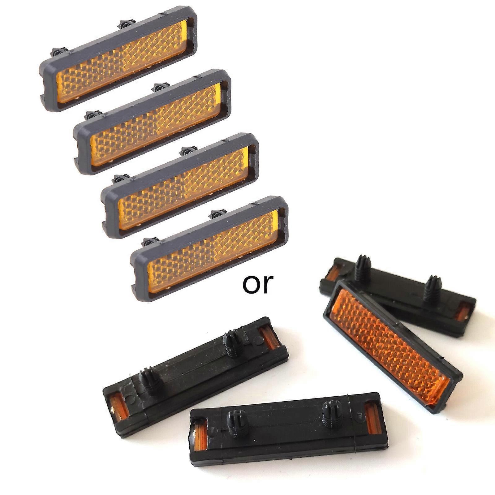 4 τεμ/σετ πεντάλ ποδηλάτου ανακλαστήρας ασφάλεια νυχτερινή ποδηλασία αντανακλαστικό αξεσουάρ ποδηλάτου