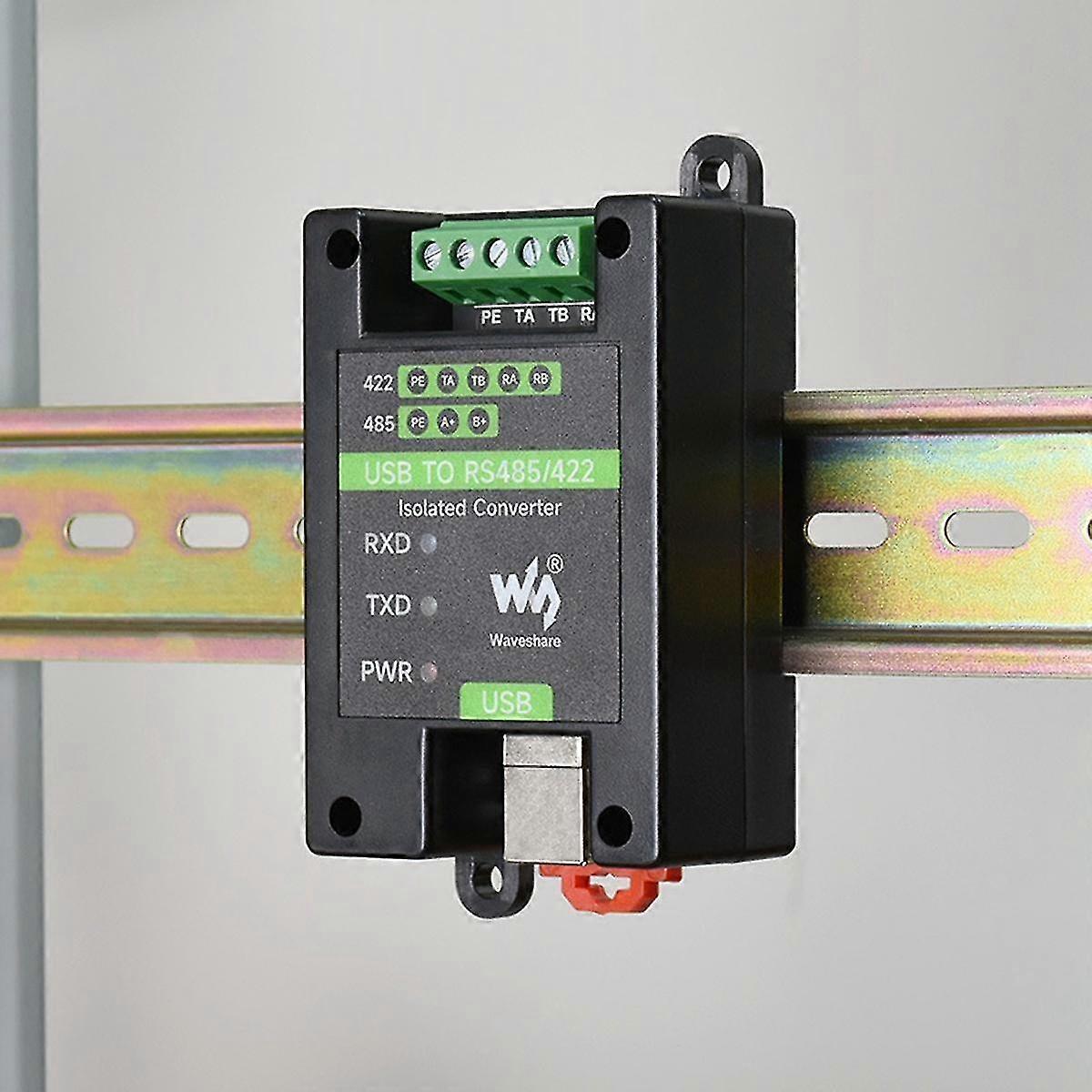 Usb To Rs485/422 Rail-type Industrial Isolated Converter Ft232/sp485 Chip Ft232rnl 300bps-3mbps Us