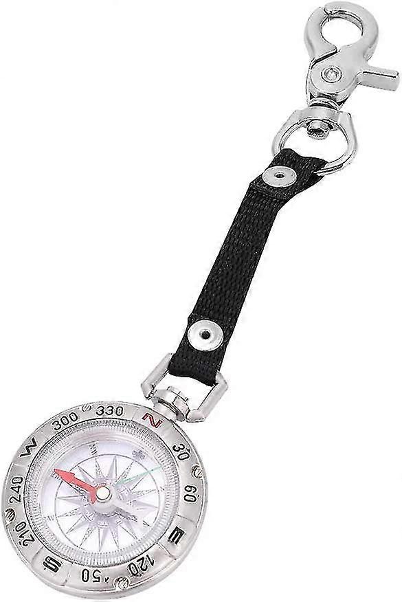 Mini Compass Compass With Keychain Portable Alloy Compass Pocket Watch For Travel Camping Navigation Hiking Fishing Tool Guide