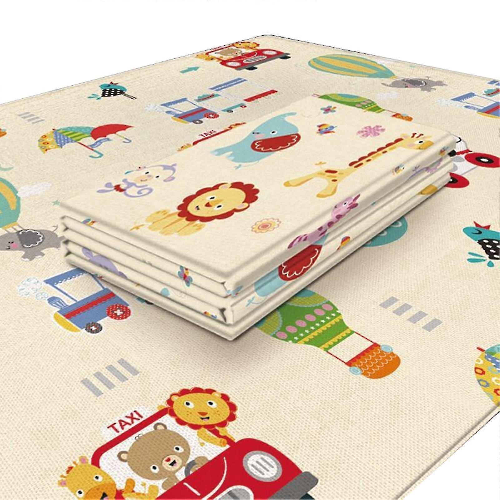 Crawling Mat Waterproof Thick Nursery Rug Large Rectangular Kids