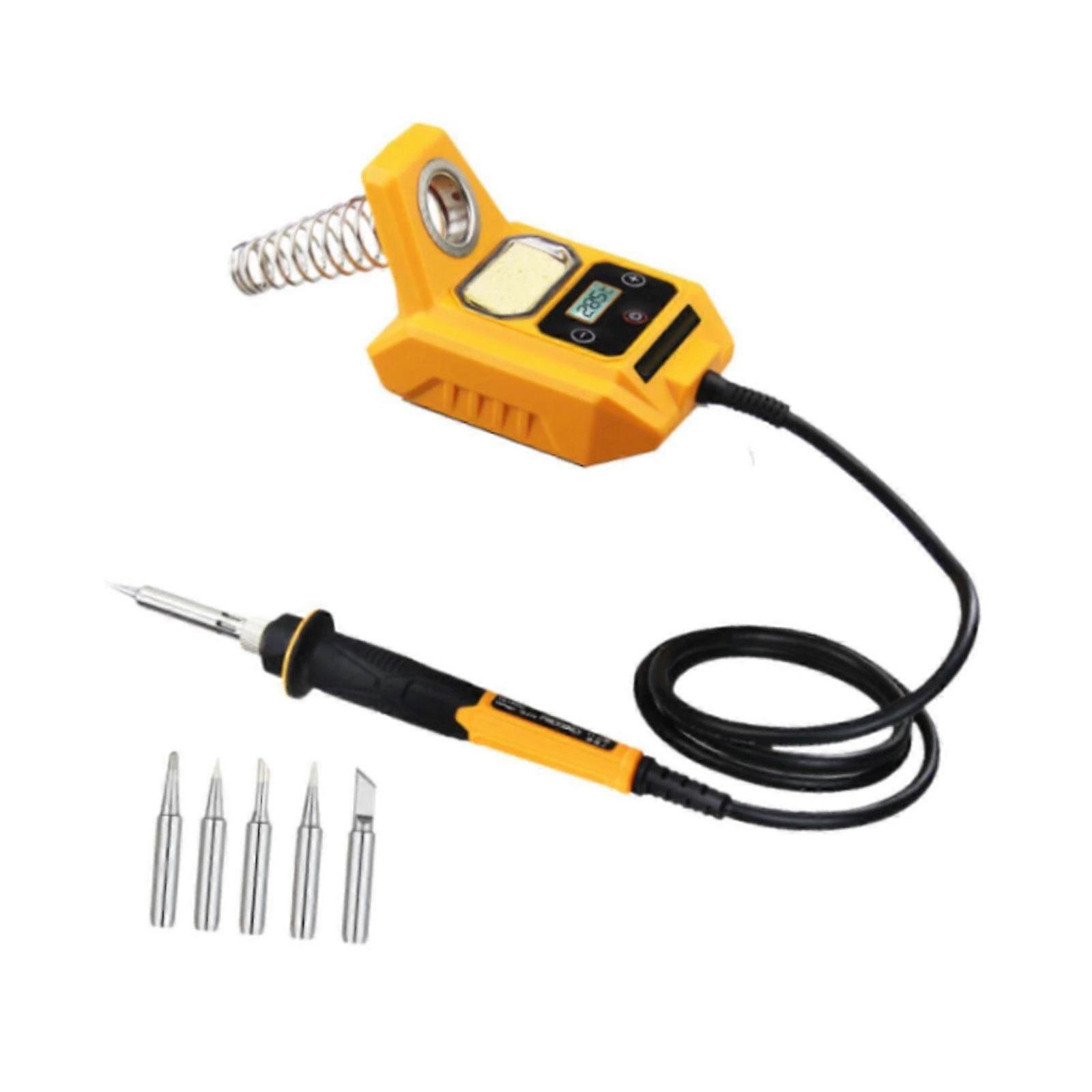 Electric Soldering Iron Station Adjustable Temperature Multipurpose Portable