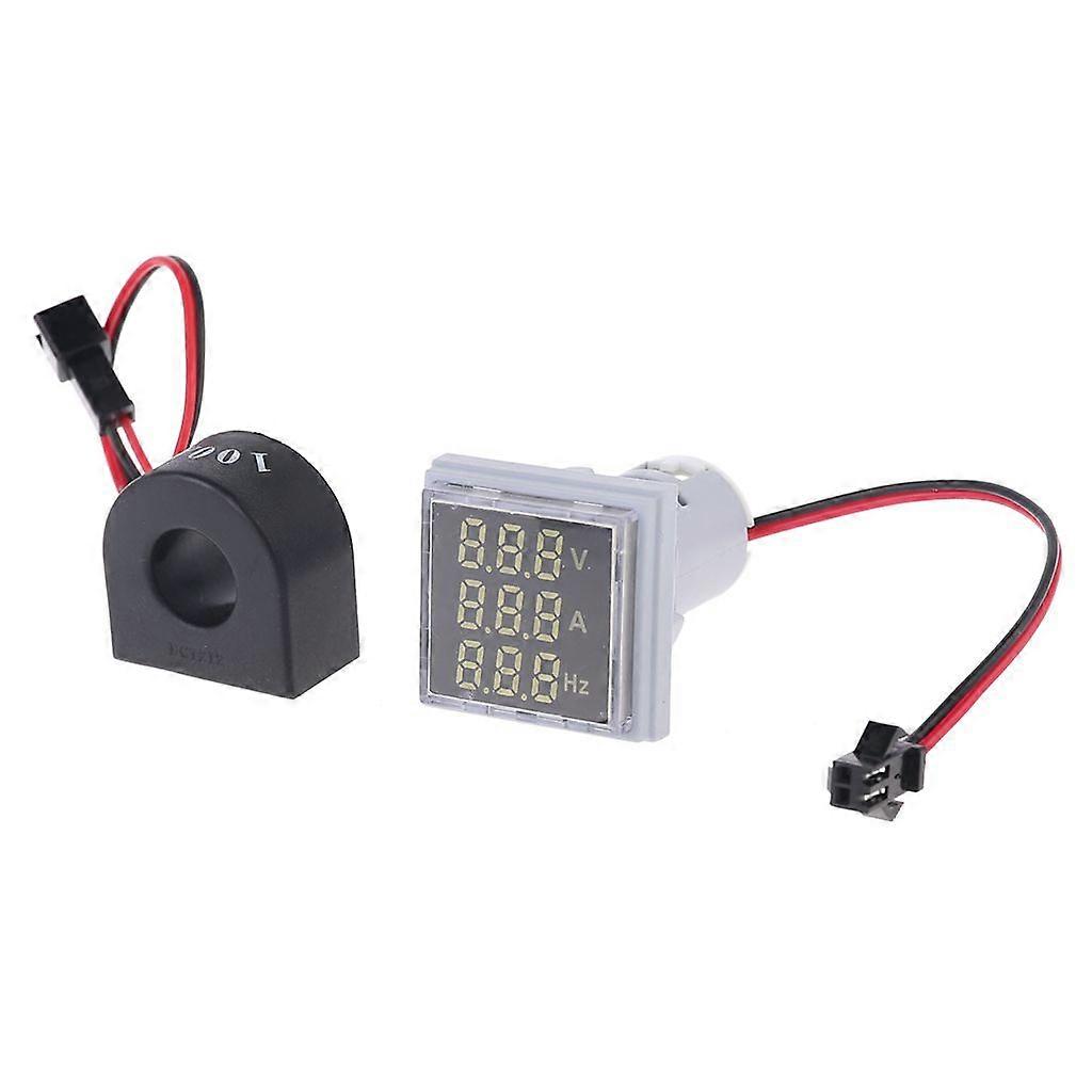 ACCurrent Voltage Tester 3-Digit LED Display Multifunction Voltmeter Ammeter