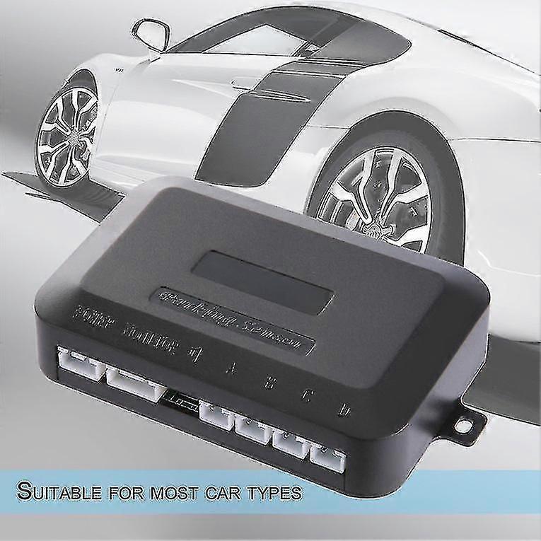 Led Parking Sensor Kit 4 Sensors Vehicle Car Reversing Radar System New