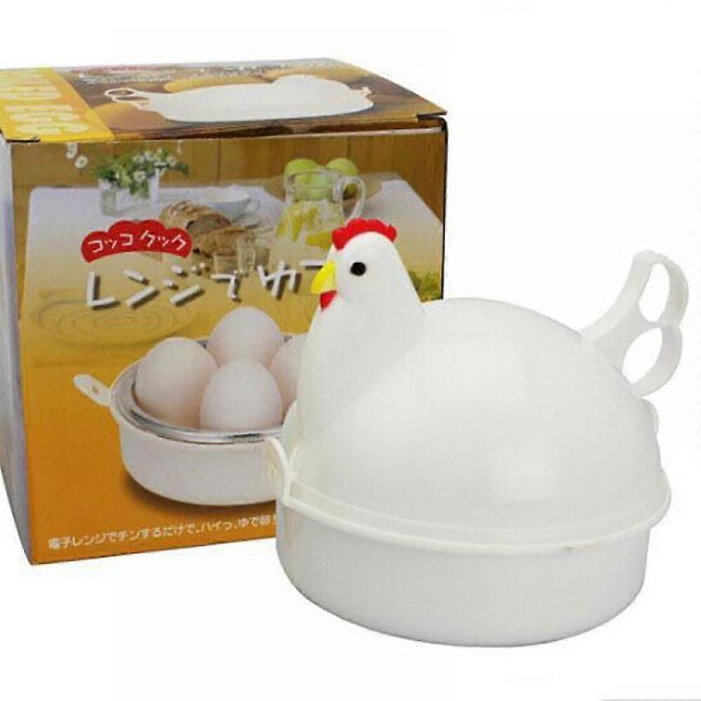 Kitchen Tools creative chicken-shaped egg-type microwave egg steamer microwave oven egg boiler 4 egg