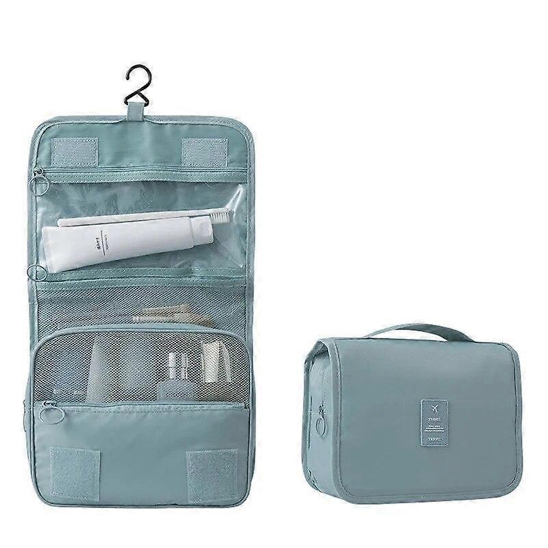 Travel Multi Functional Hanging Makeup Bag With Hanging Washable Bag Large Capacity Dry Wet Separation Handheld Storage Bag