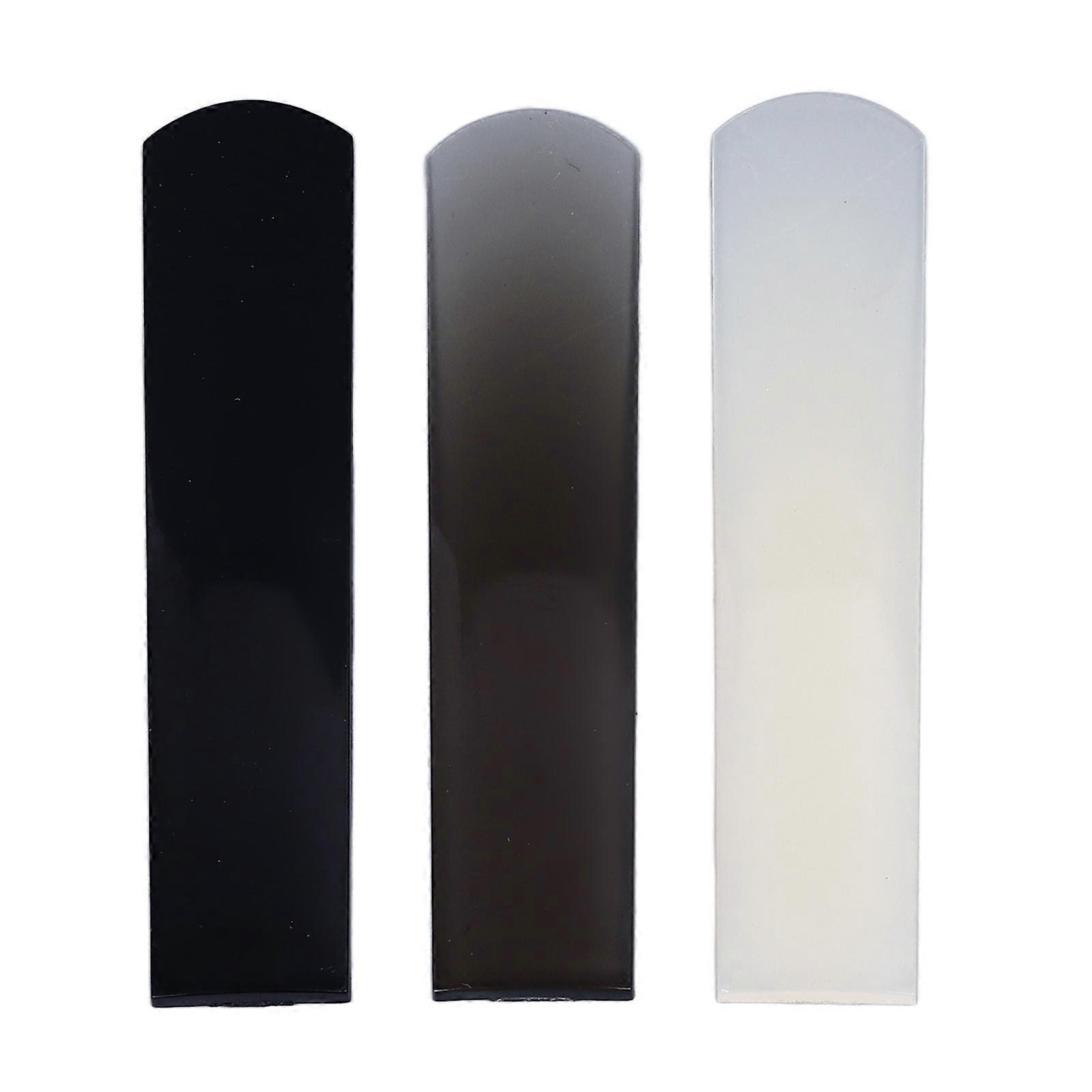 3Pcs Saxophone Reeds Resin Professional Sax Reeds for Alto 2.5 Low E Players Beginners