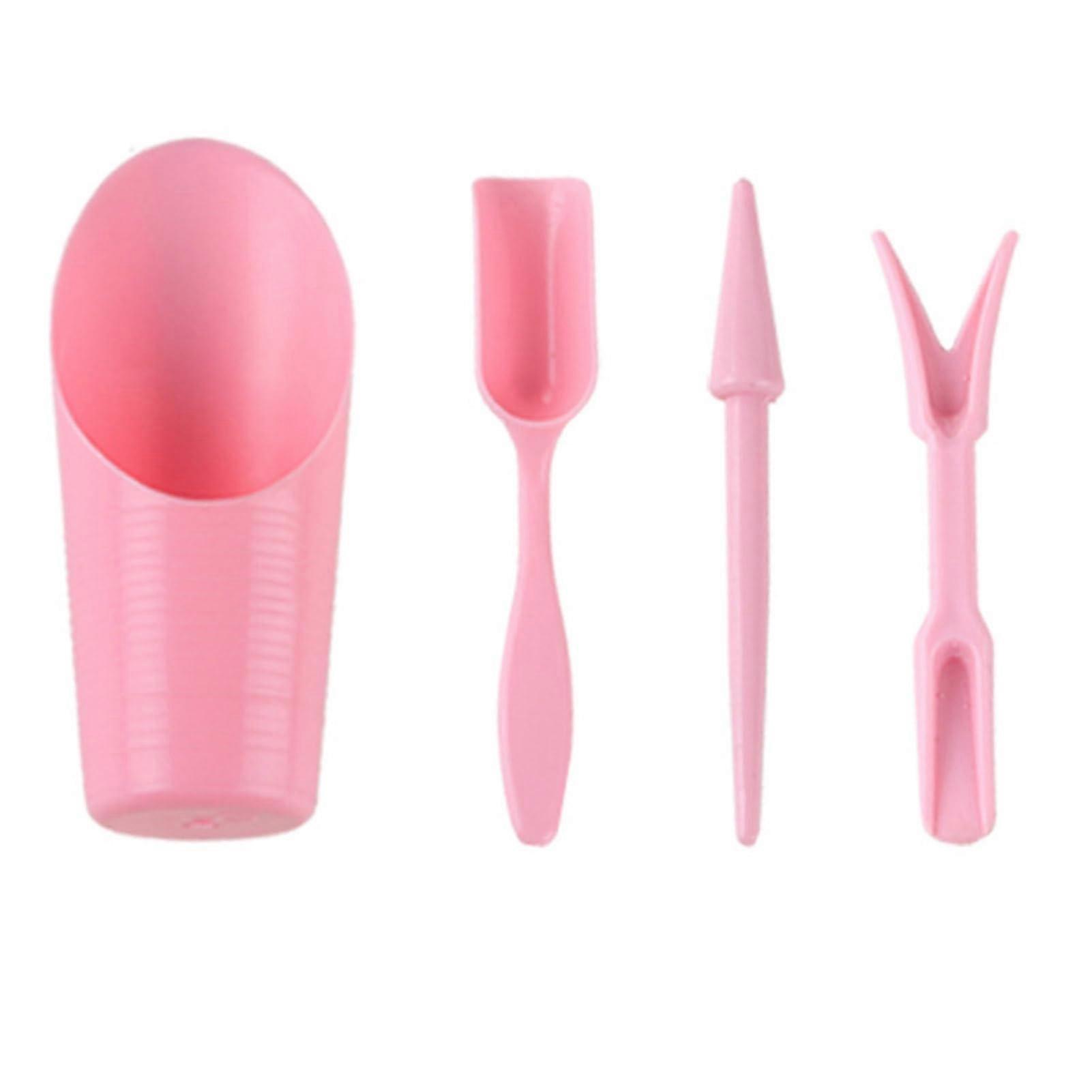 4 Pcs Succulent Planting Tool Set - Hole Punch, Shovel, Scoop, Lifter for DIY Bonsai Gardening and Repotting