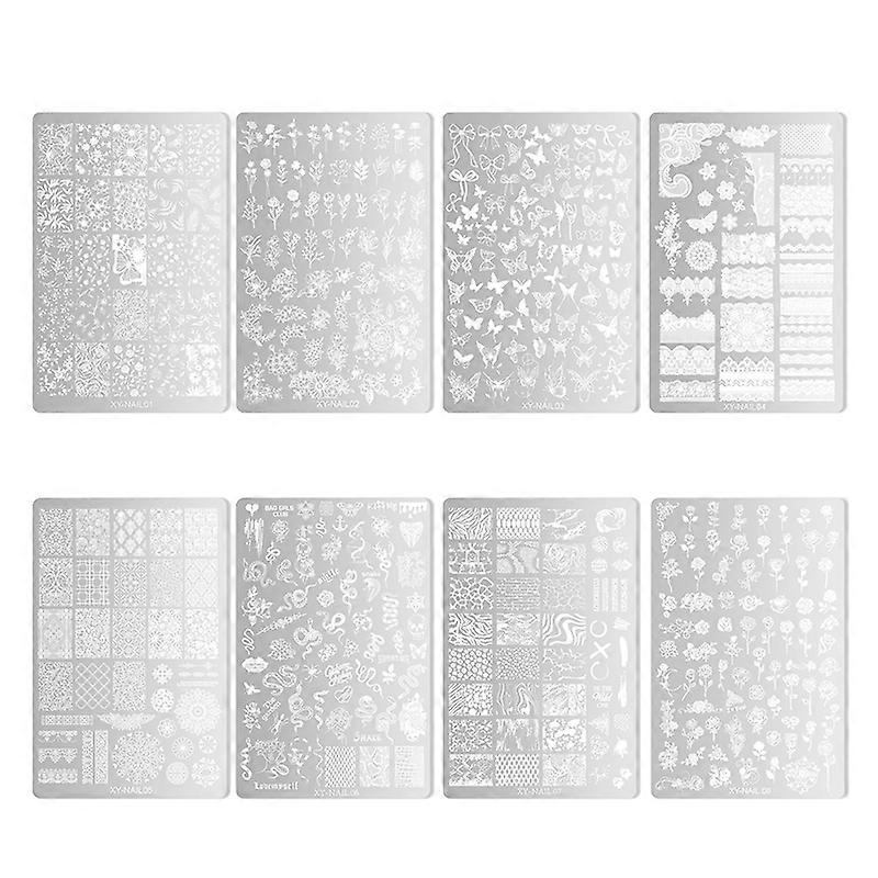 INF Nagelkonststämpelplatta Model 2