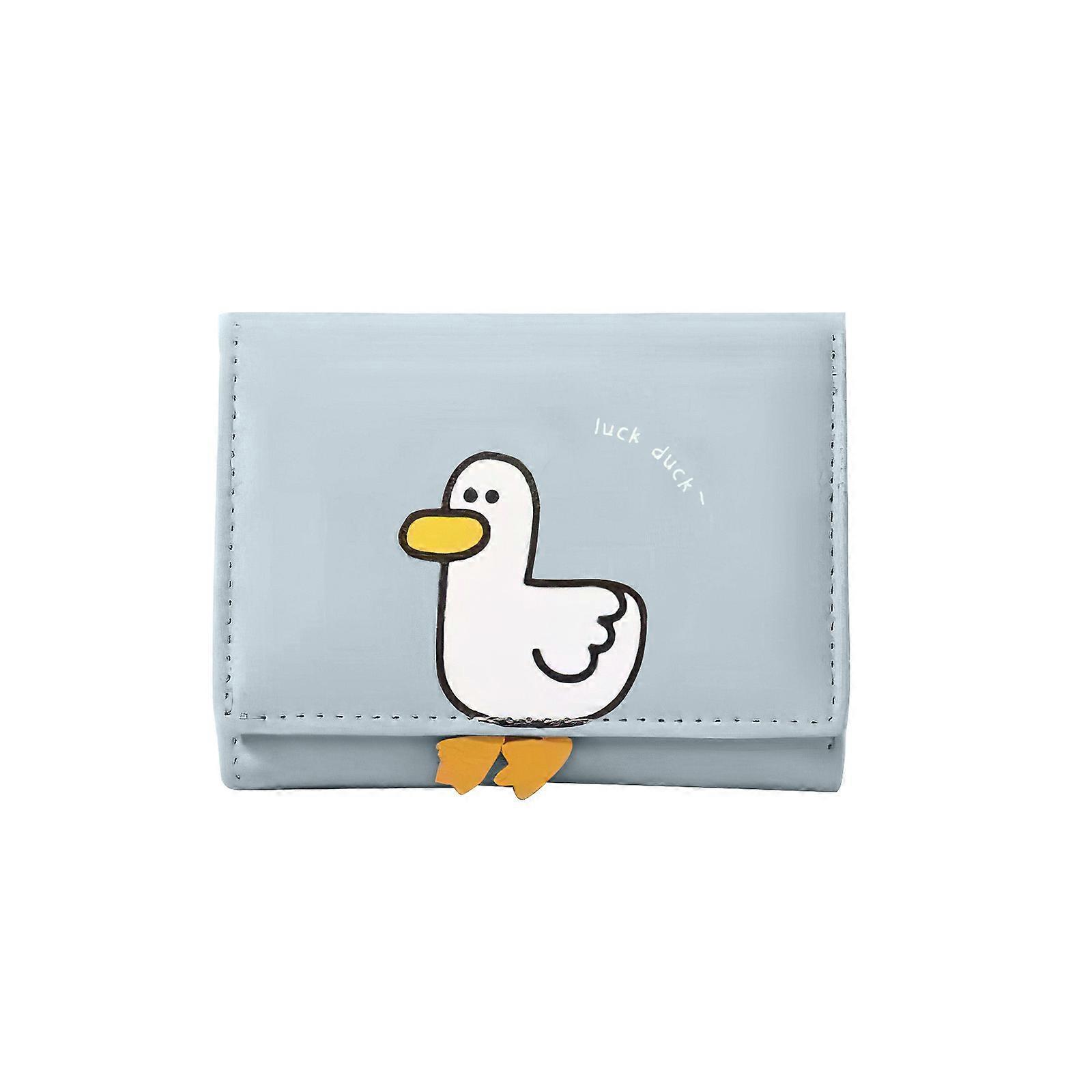 Tri-fold Multi-Card Short Duckling Wallet Coin Purse Card Case