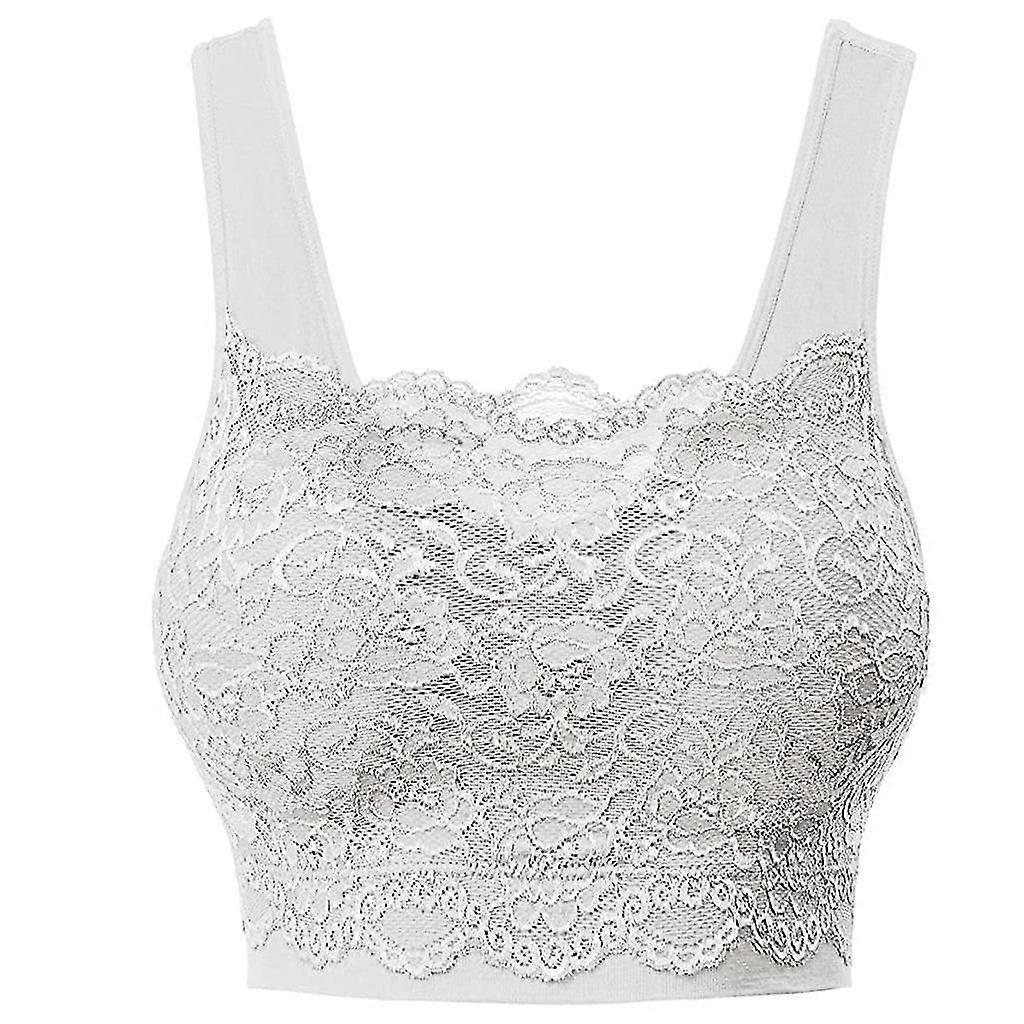 Naisten saumaton pitsitoppi pitsirintaliivit urheilurintaliivit pitsiompeleet