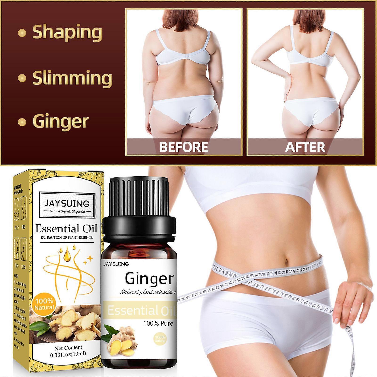 Picture of 10ml Ginger Oil, Natural Ginger Oil Belly Drainage Ginger Oil, Body ...