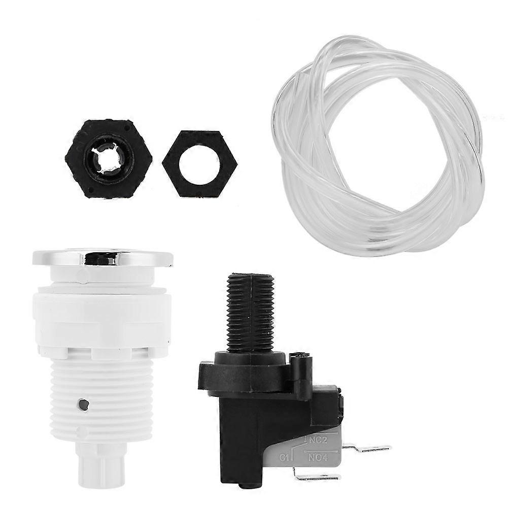 Bathtub Waste Garbage Tub Self lock Air Pressure Switch Button Air Hose Micro Switch