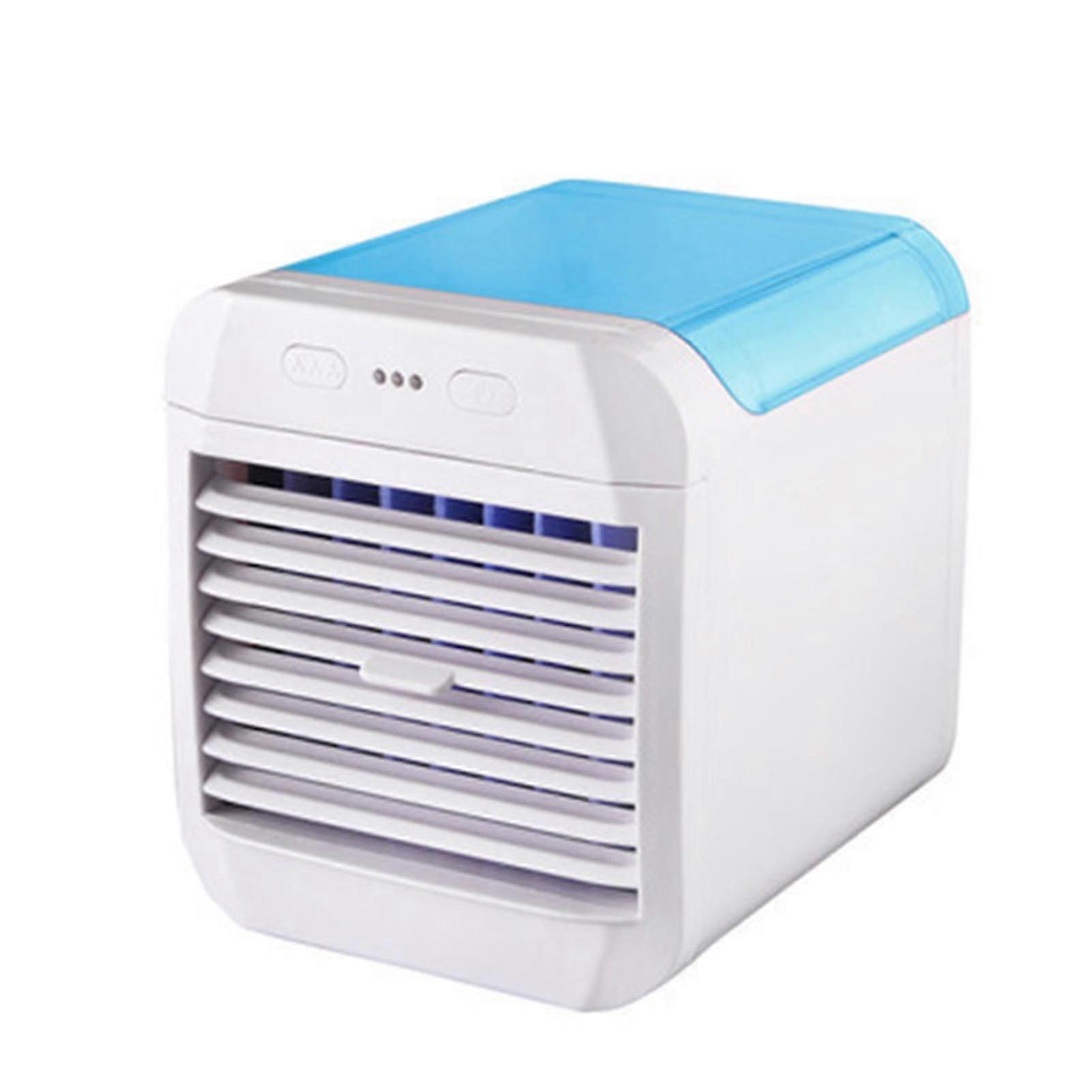 Portable Air Conditioner Mini Air Cooler with 3-Speed Table Top Rechargeable Cooling Mist Fan for
